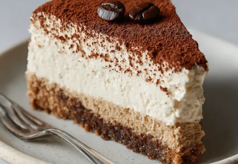 Vegan Tiramisu Cheesecake