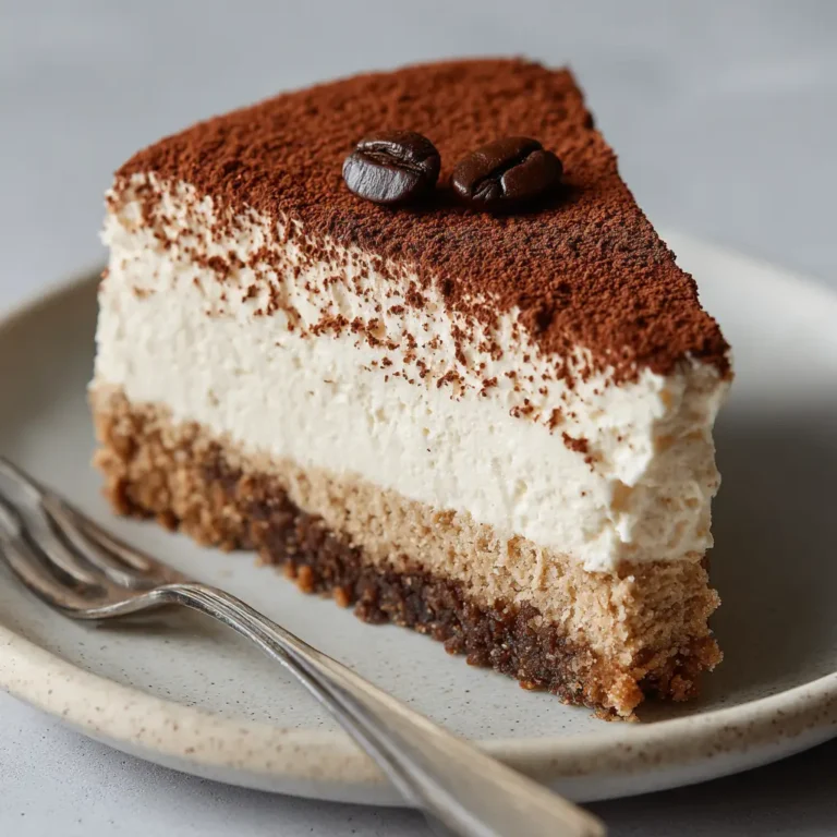 Vegan Tiramisu Cheesecake